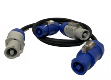 PowerCON кабел - 5.0 метра H05RR-F, 3 Pin CNLINKO in / out
