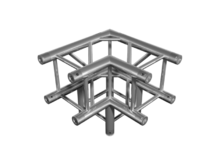 Square 3-way angle element – 500mm