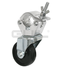 Heavy-duty aluminium clamp coupler with wheel.ABZ-03/R