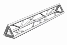 Aluminum triangular truss VT30 - 0.5 m