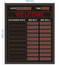 LED Currency Board with Dynamic text