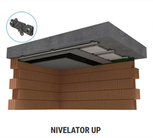 Ceiling sound insulation system Nivelador UP Rw = 65dB