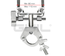 Beam clamp adaptor for marquees with an alumi. coupler to hold tubes -  ABZ-56