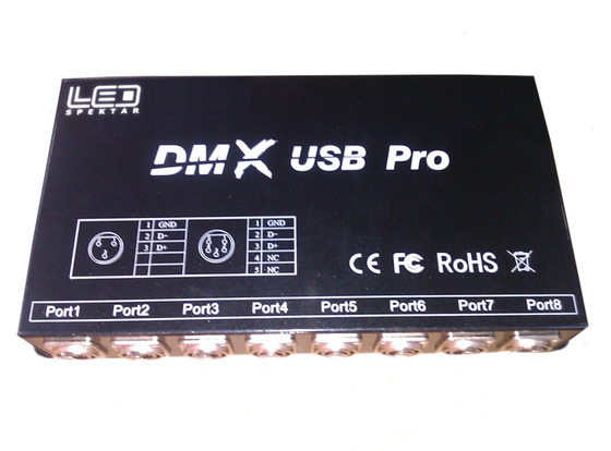 DMX USB CONTROLLER  PRO - UN8 за MADRIX