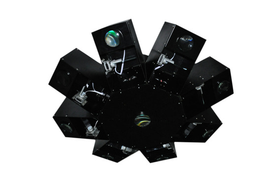 Central discotheque laser 2000mW + 9 pc RGBYW LED - 64W