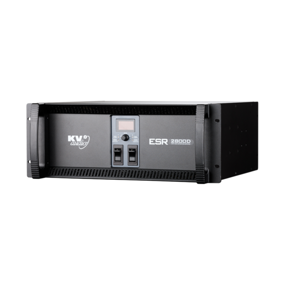 ESR2800D Усилвател с управление и диагностика