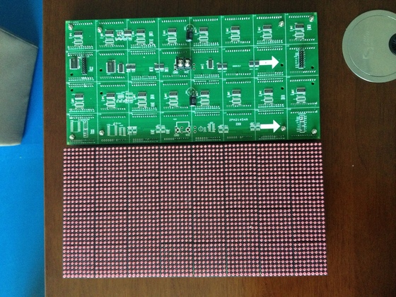 P4.75 semi-open monochromatic display module