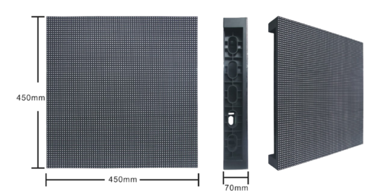 External display for universal installation P9.375