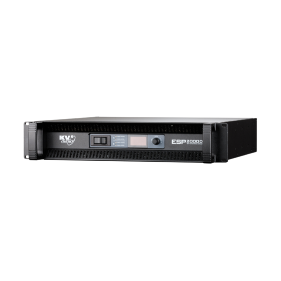 ESP2000D - Усилвател с управление и диагностика