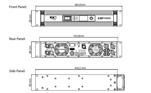 ESP2000D - Усилвател с управление и диагностика - Image 11