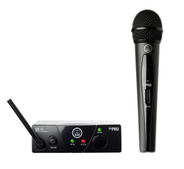 AKG WMS 40 Mini Handheld Wireless Microphone System (US 45 B, 661.100 MHz)