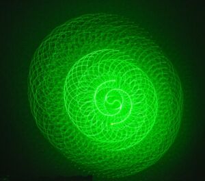3D зелен лазер 120mW