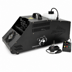 мощна комбинирана машина 1000W за балончета и пушек за DJ, партита и събития