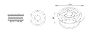 DMX водоустойчиво LED осветление 12W