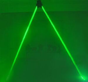 Moving head green laser 4000mW 8 lens fat beam