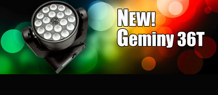 LED двойна движеща глава - GEMINI 36T