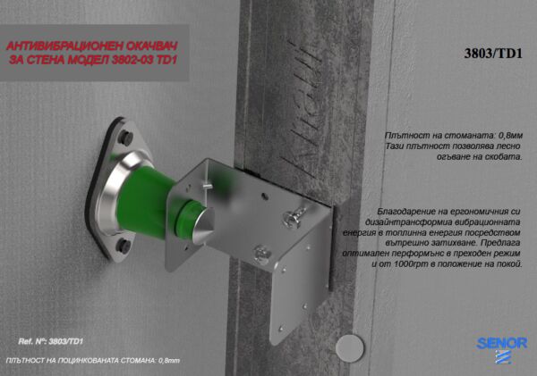 Antivibration Wall Hanging Model 3802/03-TD1 + "MEGOL" - Image 3