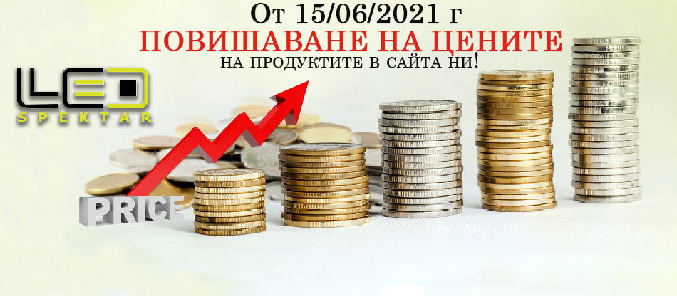 Известие за увеличение на цените на сайта ни!