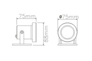 LED Underwater light 9W