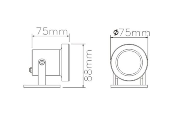 LED Underwater light 9W