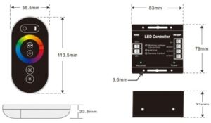LED RGB TOUCH Controller