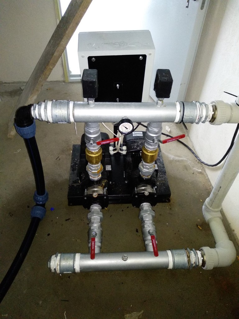 Sound insulation of a hydrophore in Pentagram complex, Sofia