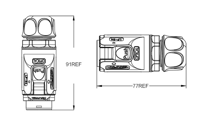 Fiber connector LP24-F0-LC-LC-3M-001