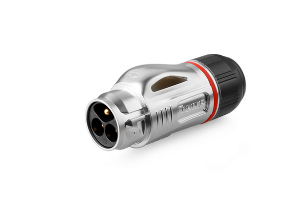 Power connector 3-pin, IP67, BD-24-C03PE-23-001A