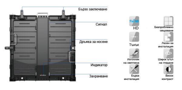 P6.66 Външен алуминиев LED дисплей - Image 2