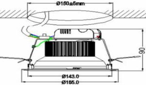 LED Лампа 16W-CL 1 SAMSUNG SMD 5630