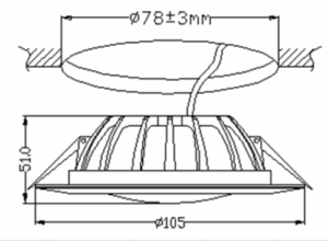 LED lamp - LD - CL - 7W
