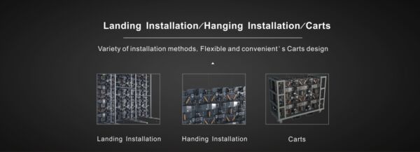 LED SMD Indoor Rental Cabinet P3.91mm 500/500 mm - Image 5