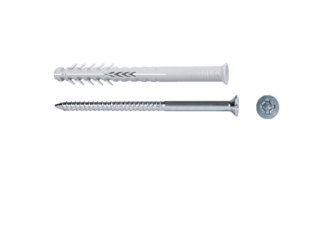 Universal frame dowel with screw MEA HBR SP, Ф 8 x 80 - 25 pcs.