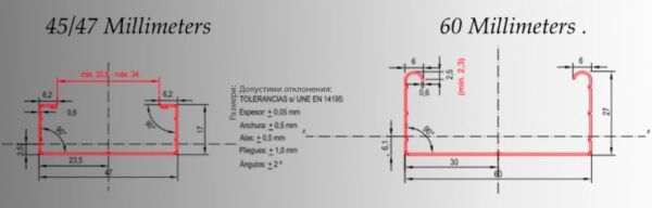 Acoustic hanger for floating floor 47/DS for profiles with 45/50 mm width - Image 6