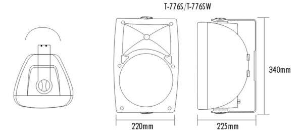 Outdoor speaker 120W / 100V - Image 2