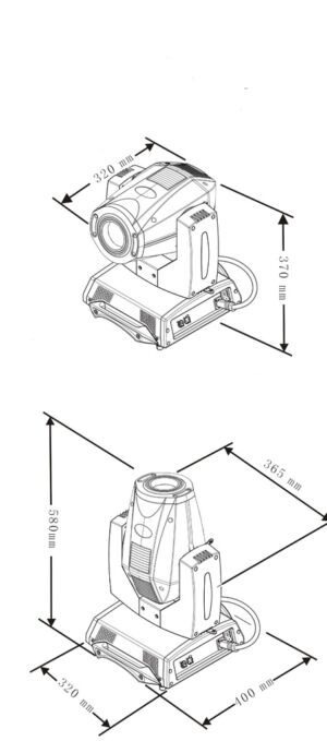 Moving Head Light Spot BS 280