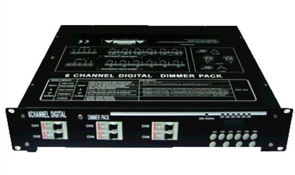 6 channel DMX digital dimmer 20A