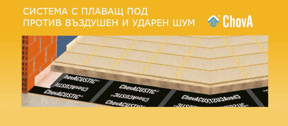 Noise insulation system for the floor