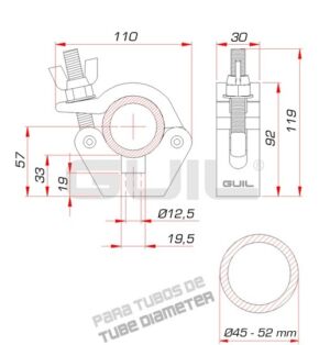 Адаптер за подемни кули ADT-30