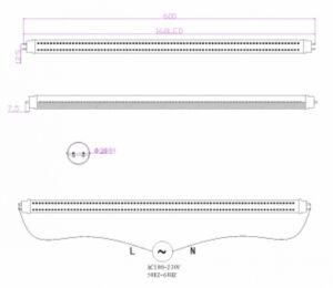 LED Тръби - 3528 - 8W