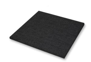 Sound absorbing wall panels with square shape