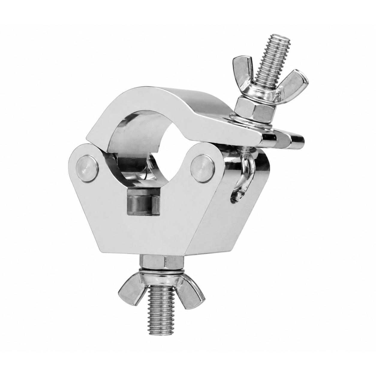 Heavy-duty clamp coupler with bolt and wing nut.ABZ-03