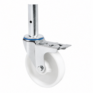 CTR-03 Set of 4 nylon swivel castors with brakes (Ø 200 mm)