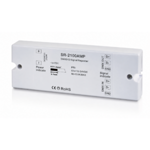 DMX 512 signal amplifier