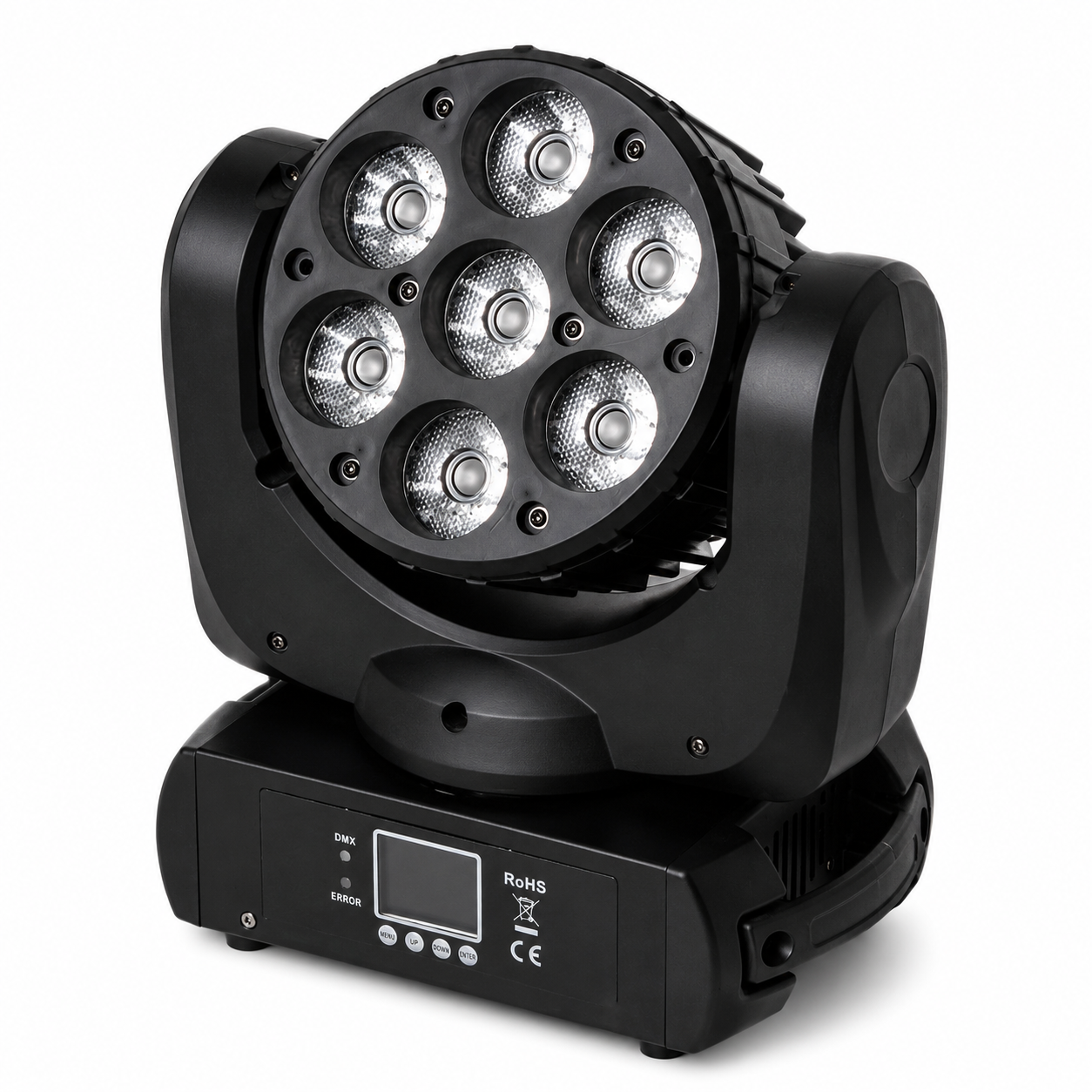 Moving Head Beam 7 x 12W OSRAM 4 in1 RGBW