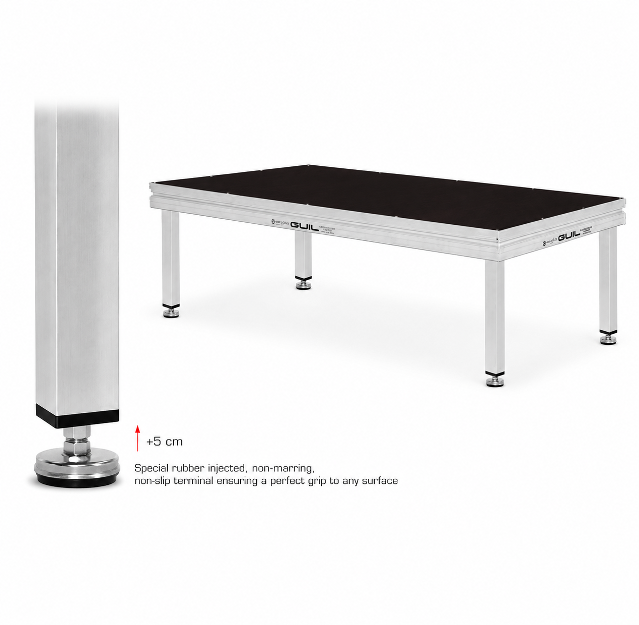 Fixed height leg and leveller PTA5-N / 40(50x50mm) - Image 2