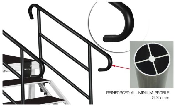 Aluminum staircase for scenes. ECP-4 - Image 5