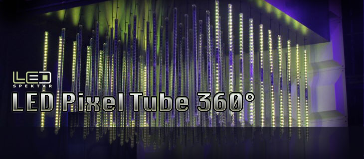 LED DMX ПИКСЕЛНА ТРЪБА 360°
