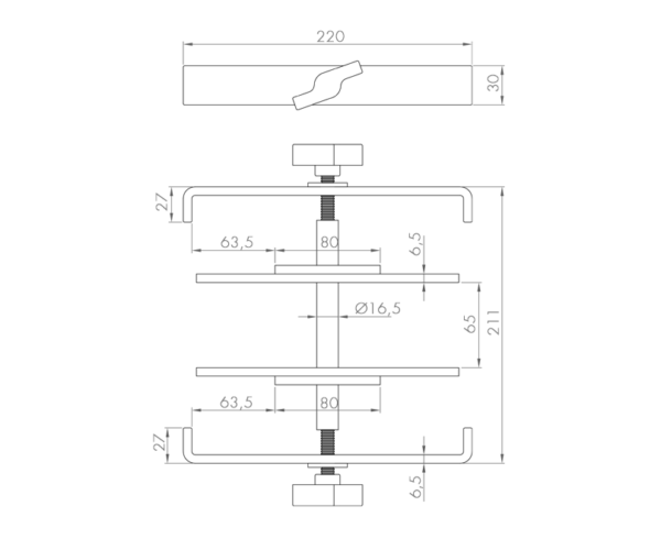 TMU-08 4-leg Clamp - Image 2