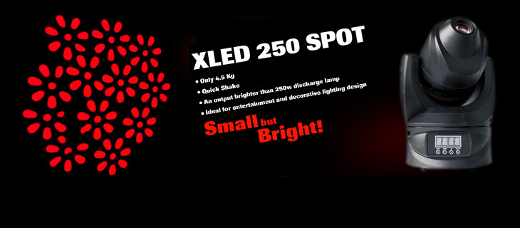 NEW Moving head XLED 250 SPOT